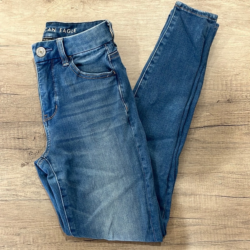 American Eagle Curvy High Rose Jegging “Dream Jeans” Size 00